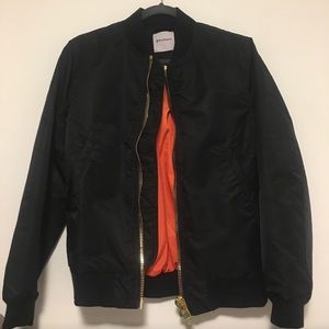 Palm Angels Maxi Zip Bomber Jacket